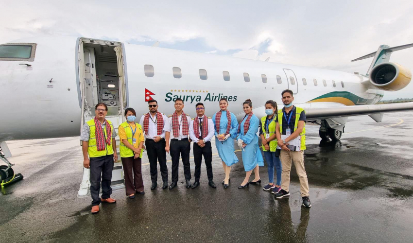 सौर्य एयरलाइन्सले पुनः सुरु गर्‍यो धनगढी–काठमाडौं उडान सेवा, भाडा कति ?